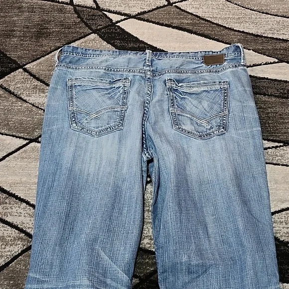 BKE SETH EMBROIDERED BOOT-LEG DENIM JEAN SIZE 42 - Picture 11 of 15